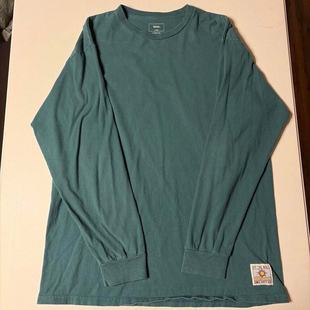 Vans Men's Green Long Sleeve